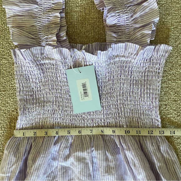 Hill House Home Ellie Nap Dress Lilac Stripe XXL NWT - Picture 9 of 16